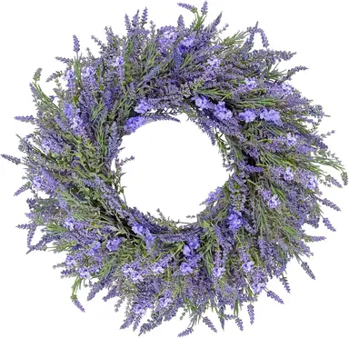 DDHS 24inch lavender wreath-1pcs