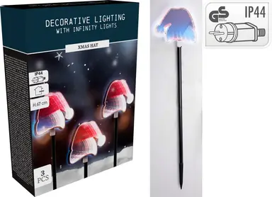 GARDEN STICK SET OF 3PCS HAT