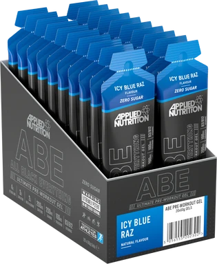 Applied Nutrition ABE Pre Workout Energy Gel Icy Blue Raspberry Flavour - 20 x 60ml