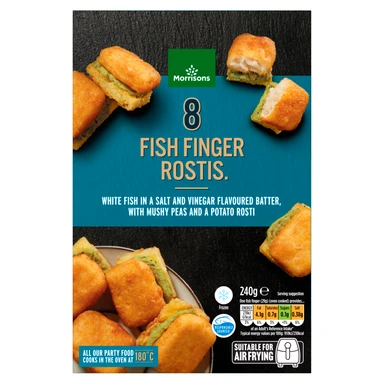 Morrisons Fish Finger Rosti 8pk 240g