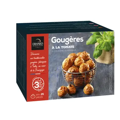 Erhard Lot de 25 gougères à la tomate - 185 g