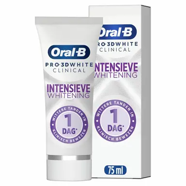Oral-B tandpasta Pro 3D White Clinical stralend wit 75 ml