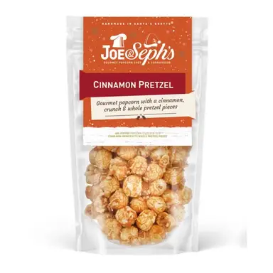 Joe & Seph's Cinnamon Pretzel Christmas Gourmet Popcorn 70g