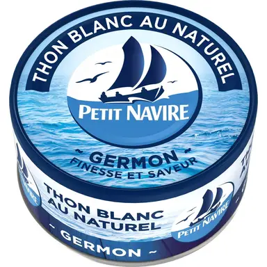 PETIT NAVIRE Thon blanc naturel 1/6 - 93 g