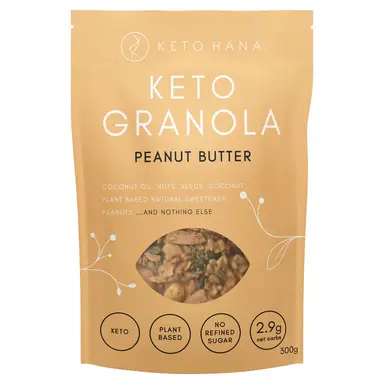 Keto Hana Peanut Butter Keto Granola 300g