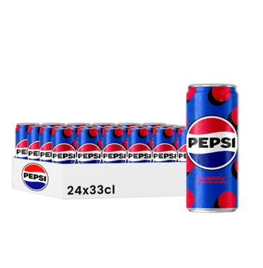 PEPSI Boisson gazeuse cerise - 24 x 33 cl