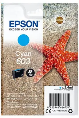 Sylvain Gaudron C13T03U24020 inktcartridge cyaan, standaardcapaciteit, 1 stuk, origineel