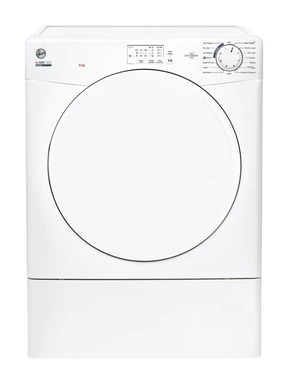 Hoover H-Dry 300 9kg Vented Tumble Dryer – White | C Energy Rated | Sensor Dry | NFC One Touch Connected (HLE V9LF-80)