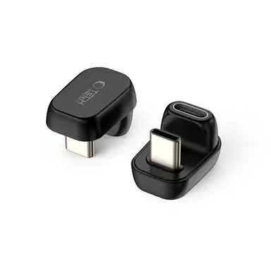 Tech-Protect Ultraboost AA04 USB-C Winkeladapter - Schwarz