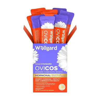 Wellgard Ovicos Women's Hormonal Balance 40:1 Inositol Blend Vegan Sachets - 20 Sachets