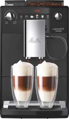 Melitta F300-103 Vollautomatische Kaffeemaschine, Schwarz/Silber, 1450 W, 1,5 L, 250 g, 15 Bar