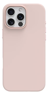 COMMA Nature Series Magnetic Silicone Phone Case - iPhone16 Plus - Light Pink
