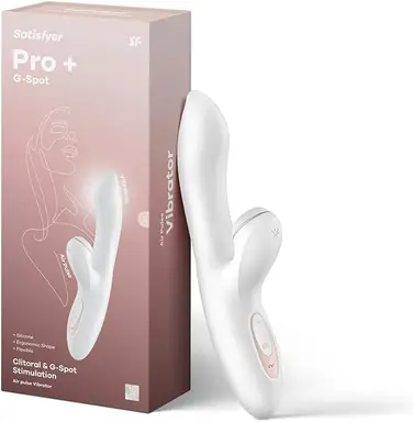 Satisfyer Pro G-Spot Rabbit | Klitorissauger mit 11 Intensitätsstufen | G-Punkt-Massagegerät mit 10 Vibrationsprogrammen | wiederaufladbarer Vibrator | wasserdichtes (IPX7) Sexspielzeug für Frauen