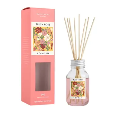 Wax Lyrical Reed Diffuser Flower Market Blush Rose & Camellia 100ml