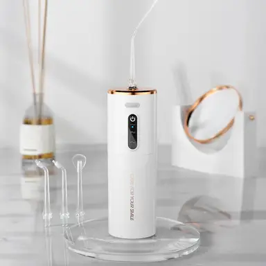 Rushi R-B31 white Electric Water Flosser, 280 ml Water Tank, 1200 mAh Battery 