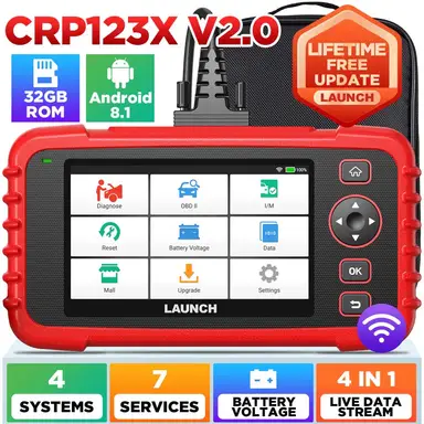 Launch CRP123X V2.0 Car Diagnostic Tool OBDII Code Reader