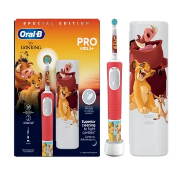 ORAL-B Vitality PRO Kids Lion King - Elektrische tandenborstel - 2-min timer leuk design