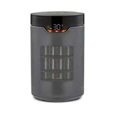 Morphy Richards HeatFlux 1.5kW Bedside Ceramic Fan Heater with Remote Control – Grey, 825051