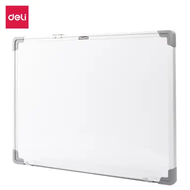 Deli Dry Erase Whiteboard, Büroplanungstafel, 450x600mm, Silber, 1 Stück