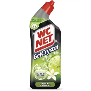 WC NET Gel Crystal nettoie et détartre Jardin d'Agrumes 750 ml
