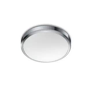 Philips Ceiling Light LED Luminaire Doris Bathroom Warm White 17W Chrome D:31.3cm