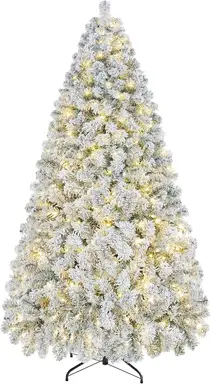 Knstliche Weie Weihnachtsbume - Winterliche Dekoration | Festbume
