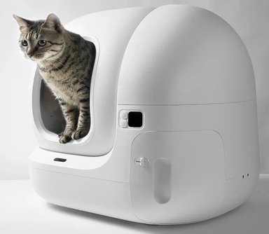 PETKIT Pura Max 2 Bac à litière autonettoyant pour chat, 76 L, xSecure, désodorisant N50 et coussin de litière offerts et 2 sacs poubelle