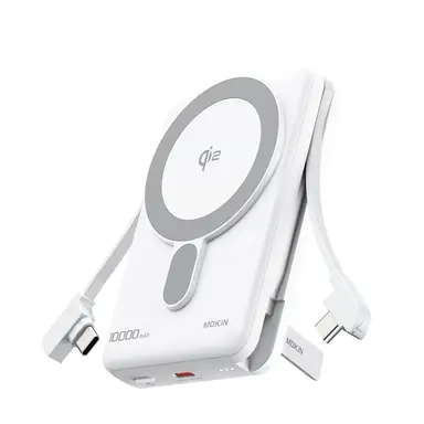 Power Bank Qi2 10000mAh/20W White