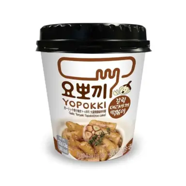 Yopokki Garlic Teriyaki Topokki 190g 即食蒜香燒肉味年糕杯