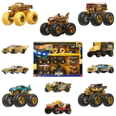 Hot Wheels Monster Trucks Trophy Champions Collection