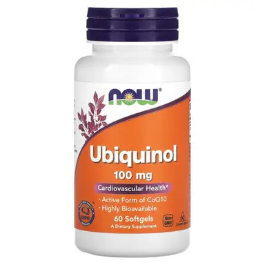 NOW Foods Ubiquinol, 100mg - 60 Softgels