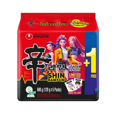 NongShim Shin Ramyun 120g x 5 Big Packs