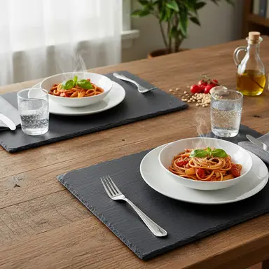 Maison by Premier Set of 2 Slate Rectangular Placemats