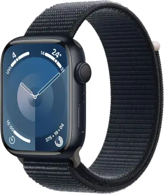 Apple Watch Series 9 (2023) - GPS - 41mm - Midnight Aluminium Case w/ Midnight Sport Loop