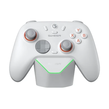 GameSir Nova 2 Lite Manette de jeu sans fil multiplateforme pour Switch, PC, Android et iOS – Blanc Lumineux