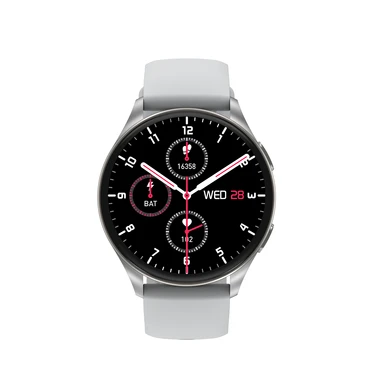 Blackview X20 Smartwatch für Damen und Herren, 1,43" AMOLED Farb-Touchscreen Fitnessuhr, Herzfrequenzüberwachung, Blutsauerstoffüberwachung, Wettervorhersage, SILBER