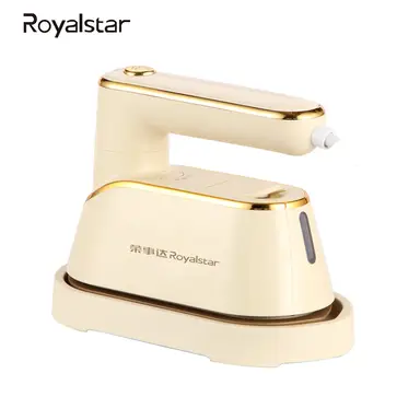 Royalstar elektrische strijkijzer, 180° draaibare handgreep, hangend en vlak strijken, 16,5cm breed strijkoppervlak, puntig ontwerp, 110ml watertank, snoerlengte 1,5m