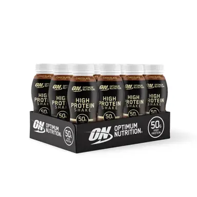 Optimum Nutrition High Protein Nutrition Shake Chocolate Flavour - 12 x 500ml
