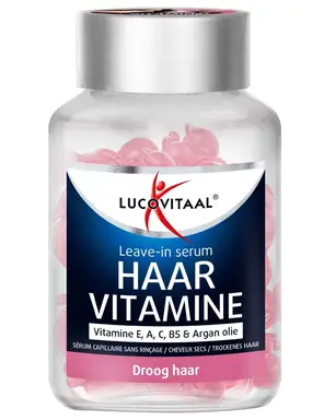 Lucovitaal haarvitamine voor droog haar - leave-in serum 25 capsules
