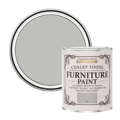 RUST-OLEUM CHALKY FURNITURE PAINT FLINT 750ML