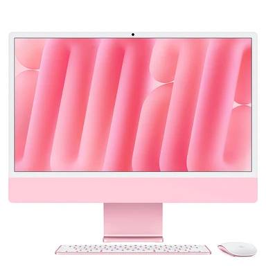 Apple iMac 24″ (Écran Retina 4.5K) – Puce M4 / 16 Go RAM / SSD 256 Go – Rose