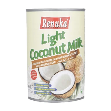 RENUKA Lait de coco allégé 9 % - boîte 400 ml