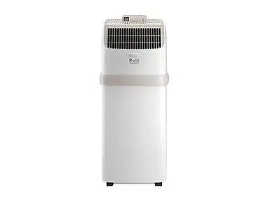 DE'LONGHI PAC ES72 CLASSIC Tragbarer Klimakühler – kompakte und effiziente Kühlung für Räume bis 60 m³, 2100 W, 1806 BTU/h, Luftentfeuchter 21L/Tag, 3 Geschwindigkeitsstufen, Kohlefilter, Fernbedienung, 3-in-1-Funktionen
