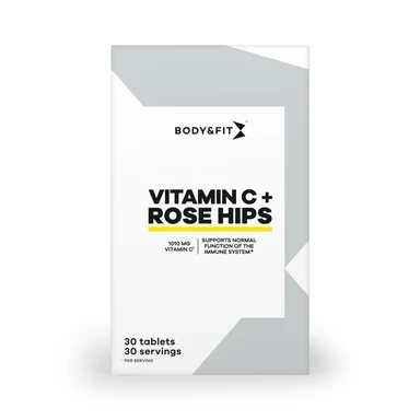 Body&Fit Vitamine C + Rozenbottel (1 maandverpakking)