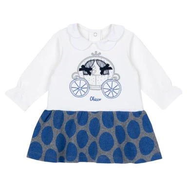 Chicco Dress Dress lang mouw 74 wit
