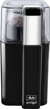 Melitta Amigo Coffee Bean, Nut and Spice Grinder, Compact, 150 W, Black - 1029-01
