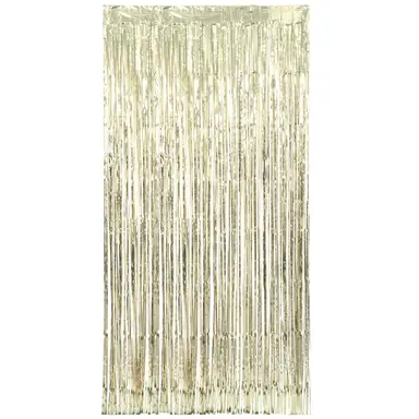 Unique Fringe Door Curtain, Gold, 1m x 2m