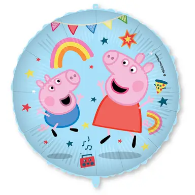Peppa Pig Messy Play Foil Balloon 18"