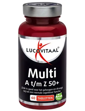 Lucovitaal Multi+ Vitamine A-Z 50+ 60 tabletten