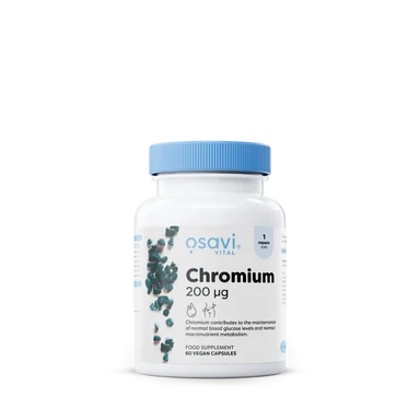 Osavi Chromium Blood Sugar Support 200mcg Vegan Capsules - 60 Capsules